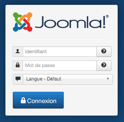Connexion Joomla 3.x